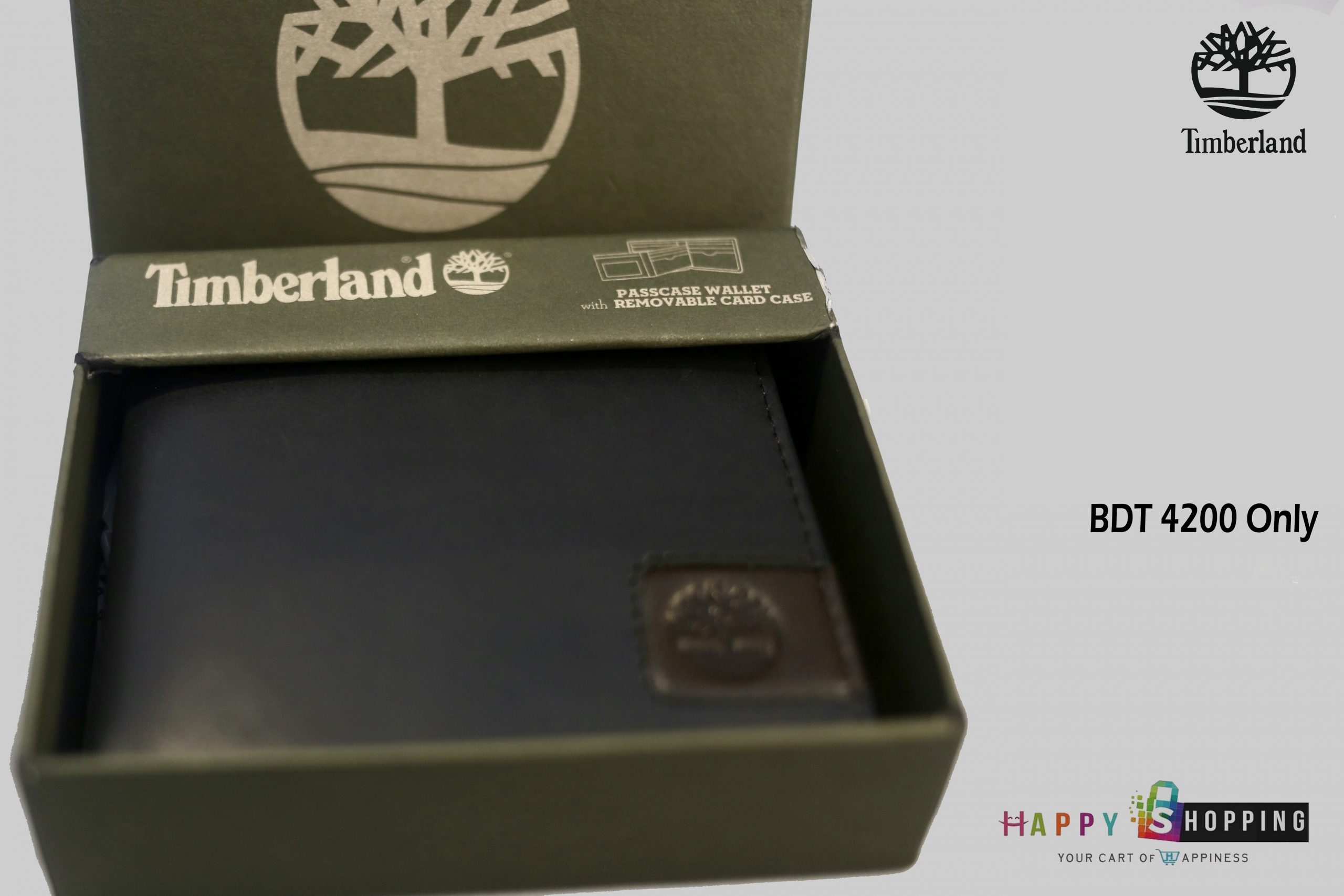 timberland cloudy trifold wallet