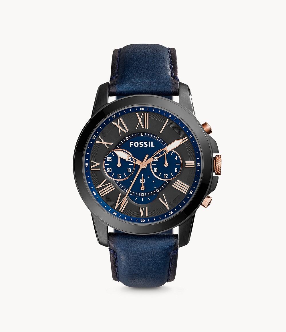 fossil men's grant watch