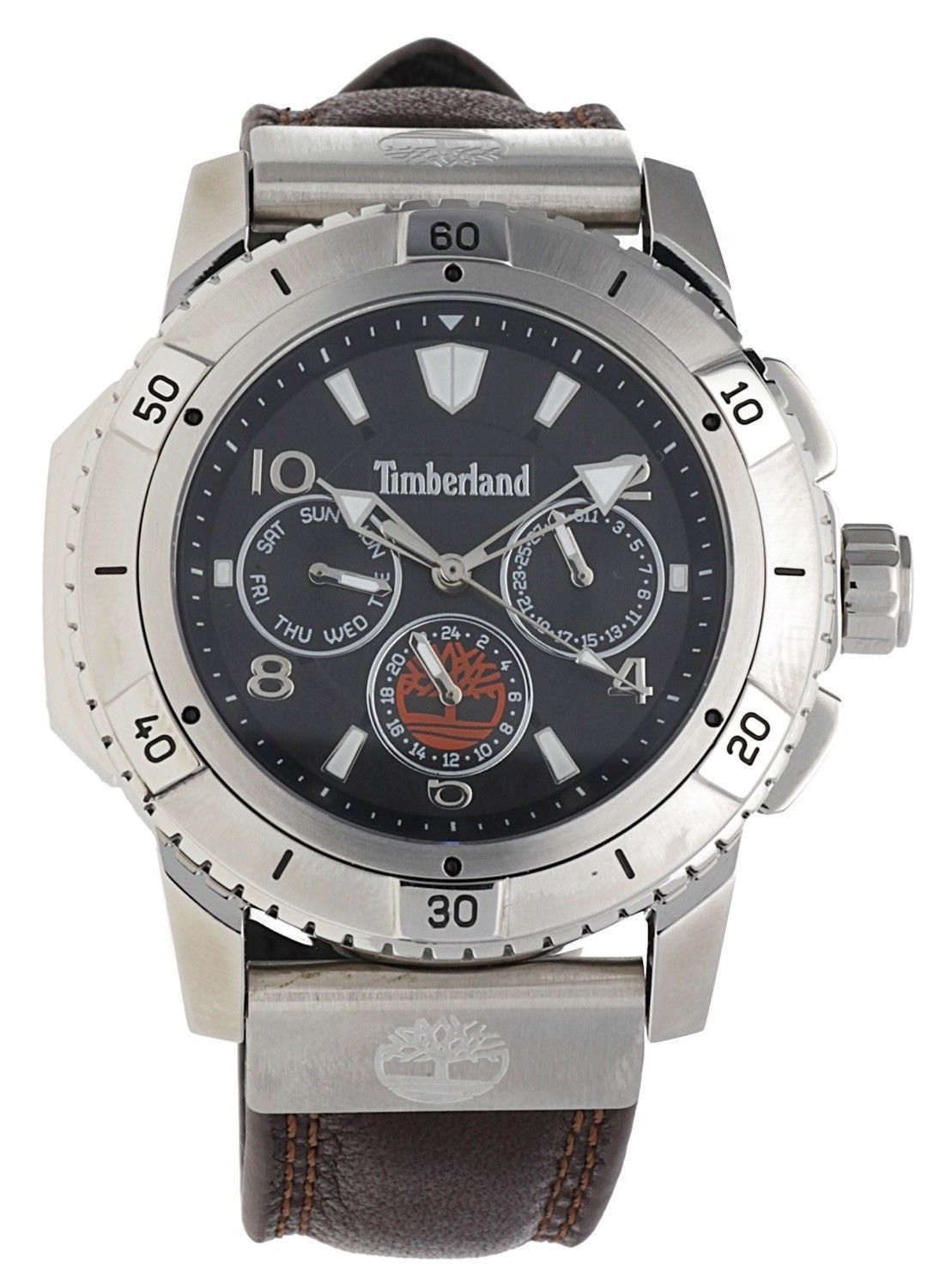 Timberland Men's Claremont Leather Strap Watch TBL13334JS02