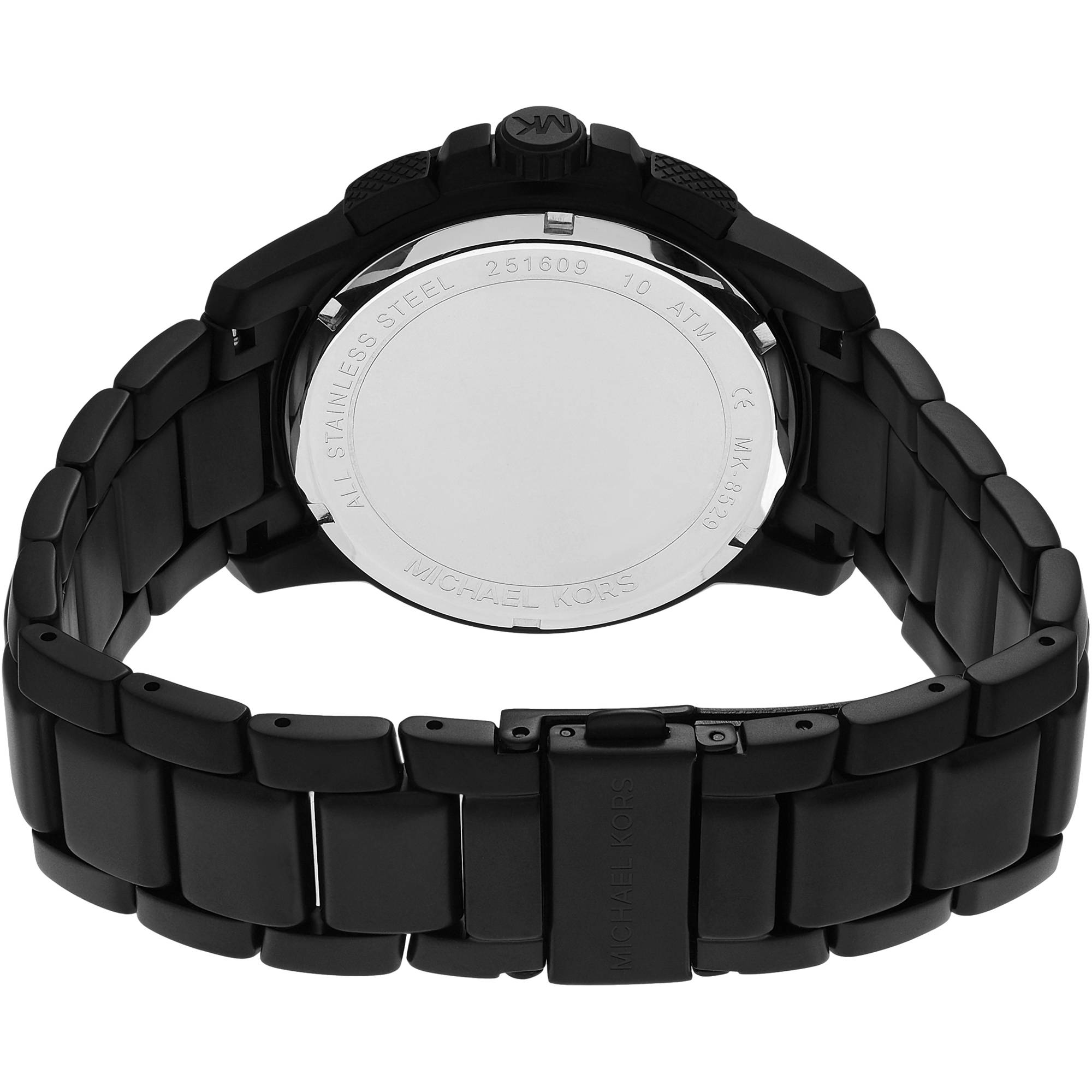 michael kors men's ion plated bracelet watch