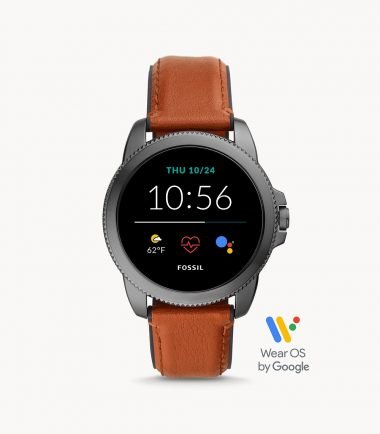 Fossil Men's Gen 5 Smartwatch Garrett HR Black Silicone FTW4041 -  HappyShopping24/7