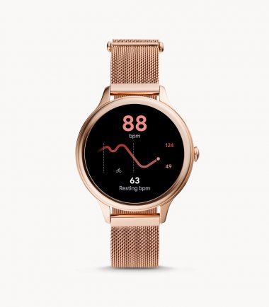 fossil smartwatches rose gold