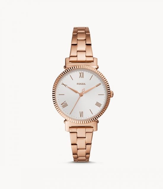 Fossil Women's Daisy Three-Hand Rose 